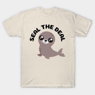 Seal The Deal Cute Kawaii Sea Lion Pun T-Shirt